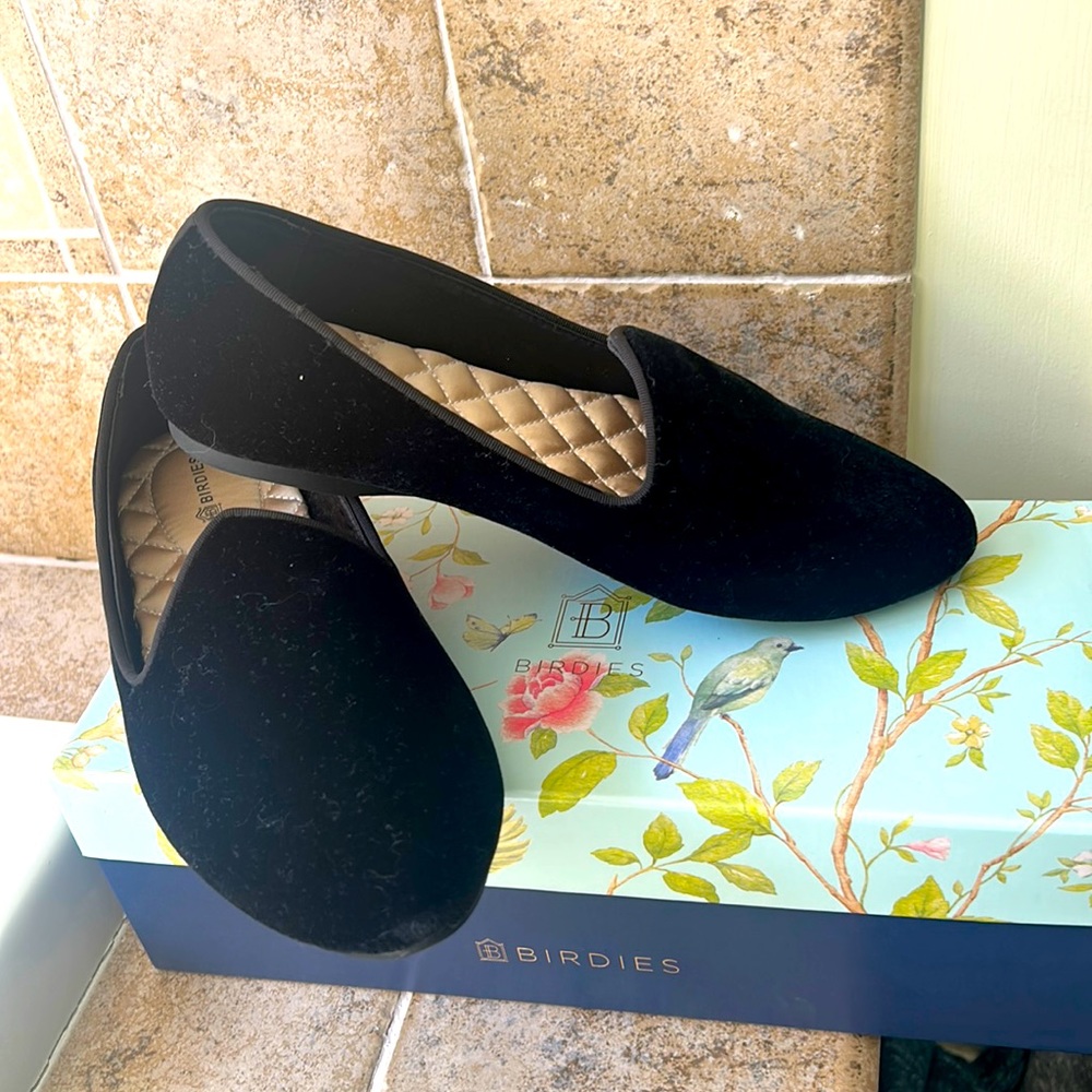 Black velvet birdies the Heron style. BNWB.